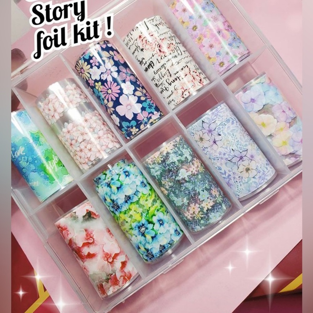 STORY Nail Foil Kit 1/$15, 2/$25, 3/$30, 4/$35.$5 each additional!
